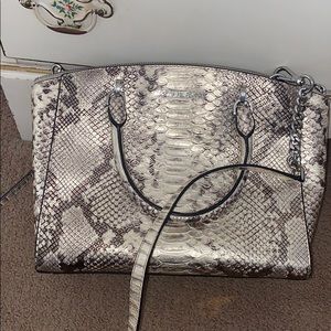 Snakeskin purse